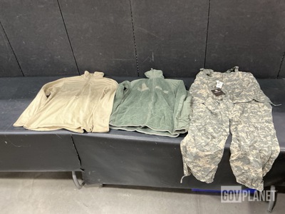 (16) Cold Weather Jackets, (1) Cold Weather Shirt & (2) Pairs of C/W Trousers