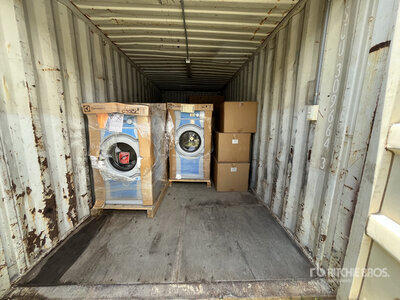 Quantity of 20 ft Washing Machine Container (Unused)