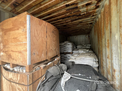 Quantity of (2) 20 ft Container w/ Steel Shot and Concrete for Separators