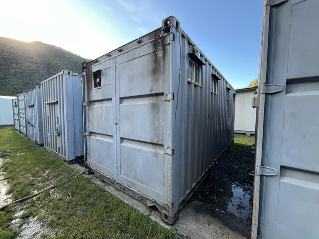 Quantity of (4) 20 ft Modulos 20 ft x 8 ft Skid-Mounted Portable Toilet