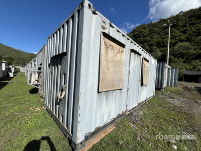 Quantity of (2) 20 ft x 8 ft Bedroom Container