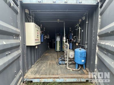 40 m3 20 ft PTAP Conteneur à déchets