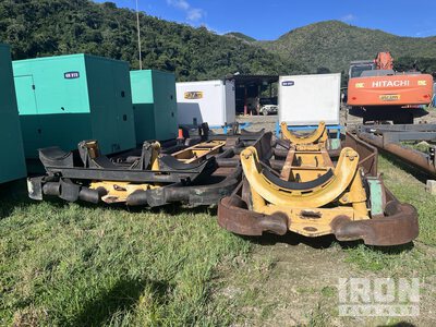 Laurini Slitta Hidraulica Patin Porta Tubos QTY of 2 Pipe Handling Trailer