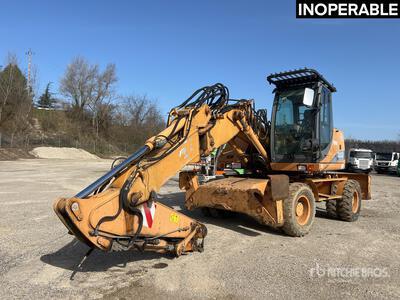 2010 Case WX145 Pelle Sur pneux を見 Wheel Excavator (Inoperable)