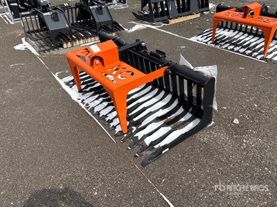 2025 Kit Containers QT-SG 76 in Skid Steer Grapple Bucket