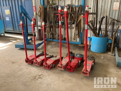 Quantity of (6) (3) 15 ton, (3) 5 ton Sollevatore