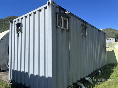 Quantity of (6) Modulos 20 ft x 8 ft Skid-Mounted Portable Toilet