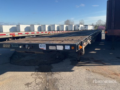 2008 Bull Moose Heavy Haul X-L Specialized Trailer T/A 48 ft Extendable مقطورة مسطحة