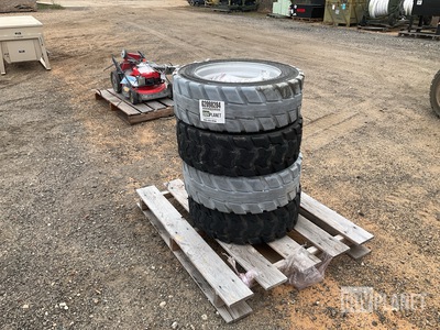 (4) JLG IN240/55D17.5 Tires w/Wheels