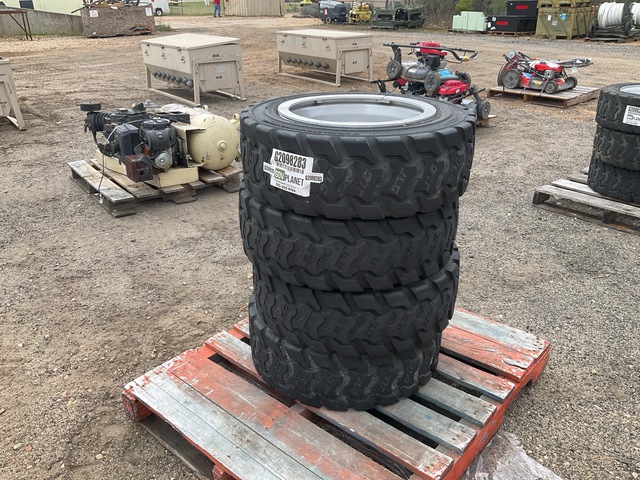 (4) JLG IN240/55D17.5 Tires w/Wheels
