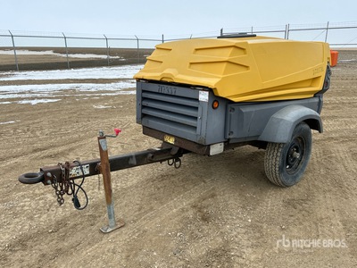 2007 Atlas Copco XAS185 JD HH 185 cfm Mobile コンプレッサー