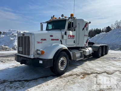 2015 Peterbilt 367 8x6 4-Achs Sattelzugmaschine mit Schlafkabine