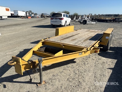 1988 Zieman 8800 lb 14 ft T/A Tilt Deck Trailer