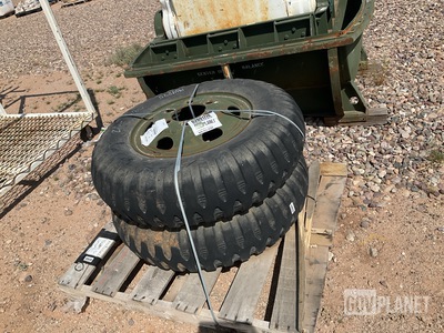 (2) STA 9.00-20 Tires w/Wheels