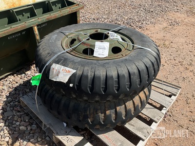 (2) STA 9.00-20 Tires w/Wheels