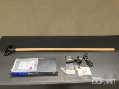 (1) Server Rack, (6) Mop Handles & Assorted Items