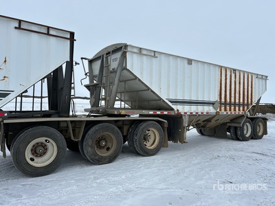 2001 Doepker 28 ft T/A Super B-Train 穀物用トレーラー