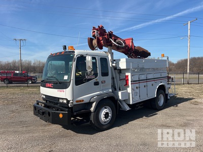 2003 Terex commander 4045 on 2004 GMC C7500 4x2 Digger Derrick Truck