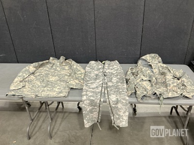 (28) Cold Weather Parkas, (1) Pair of Army Elements Pants & Assorted Items