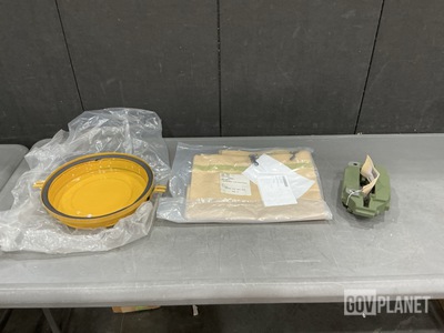 (7) Vehicular Curtains, (1) Brake Caliper, (6) Cup Assemblies & Assorted Items