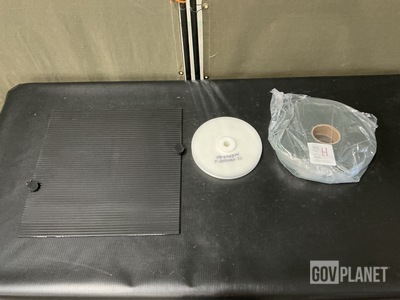 (5) Rolls of Tape, (9) Rubber Sheets, (1) Sheave & Assorted Items