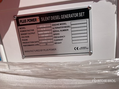 2025 Plus Power GF2-50 مولد (Unused)