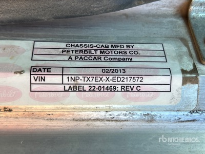 2014 Peterbilt 367 mobiele kraan