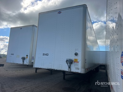 2015 Utility VS2DX 53 ft x 102 in T/A Van Trailer
