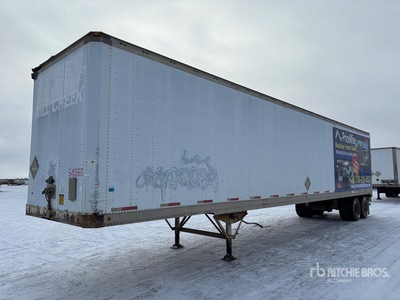 1997 Stoughton 48 ft x 102 in T/A Remolque de furgoneta