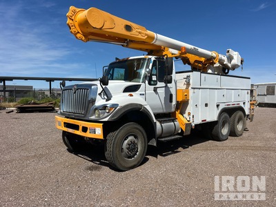 Altec AM55 55 ft on 2012 International 7400 6x6 Bucket Truck