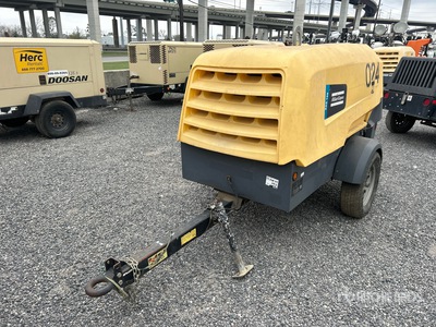 2020 Atlas Copco XAS188 KD8 188 cfm Mobile Air Compressor