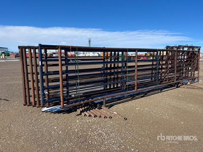 Quantity of (7) 24 ft Livestock Panel