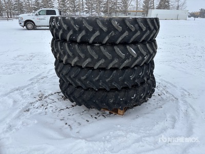 Quantity of (4) Firestone 320/90R46 Tires - Fits John Deere 4730