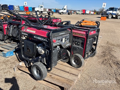 Quantity of (2) Honda 6.5 kVA Mobile Generatore