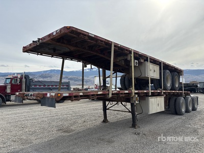 2007 Lode King 32 ft Super B-Train Lead Remolque caja abierta
