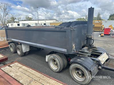 1996 Steelbro SBK28 Quad/A Drawbar Remorque à benne basculante arrière