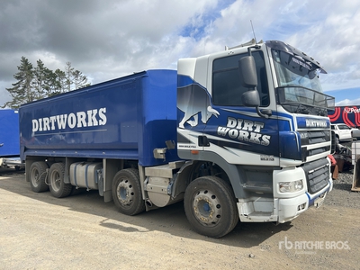2014 DAF CF85 8x4 Twin-Steer Camion à benne tandem