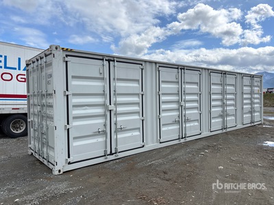 2025 40 ft High Cube Multi-Door Storage Container