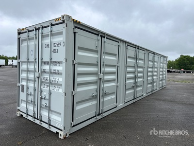 2026 40 ft One-Way High Cube Multi-Door Storage Container