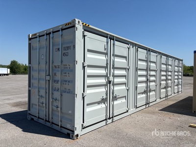 2025 40 ft High Cube Multi-Door Storage Container