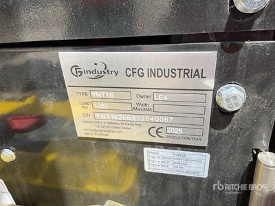 2026 CFG YNT18 Mini Excavadora (Unused)