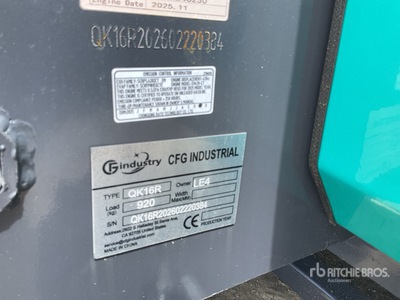 2026 CFG QK16R Mini Excavator (Unused)