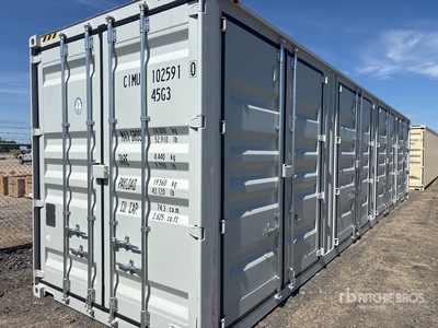 2025 40 ft High Cube Multi-Door Storage Container
