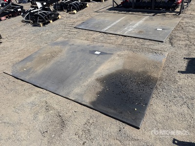 2026 AGT 5ft x 8ft (.75 in Thick) Placas de acero (Unused)