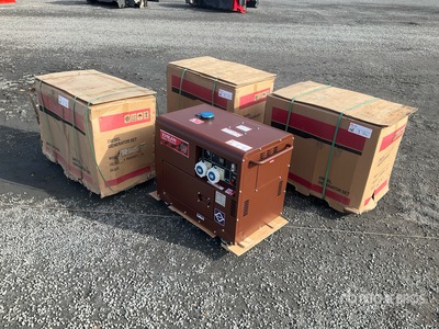 Quantity of (4) Baertschi Stromy 6.5 Generator Set (Unused)