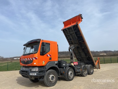 2008 Renault 450DXi 8x4 Camion Bi-Benne شاحنة قلابة /ثلاثة محاور