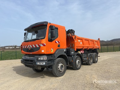 2008 Renault 450DXi 8x4 Camion Bi-Benne Tri/A Dump Truck