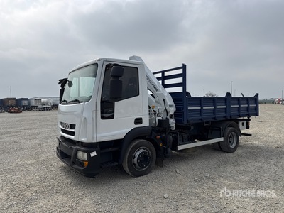 Bonfiglioli PL7200 L3 on 2008 Iveco Eurocargo 120E25 4x2 Camión Dumper con Grúa