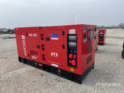 2025 Becker BDG-150S 120KW/150KVA Zestaw prądotwórczy (Unused)