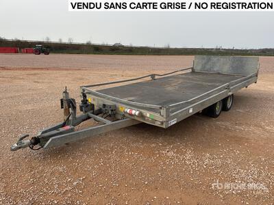 Hubiere H212L01CF Remorque 2 Essieux T/A مقطورة معدات